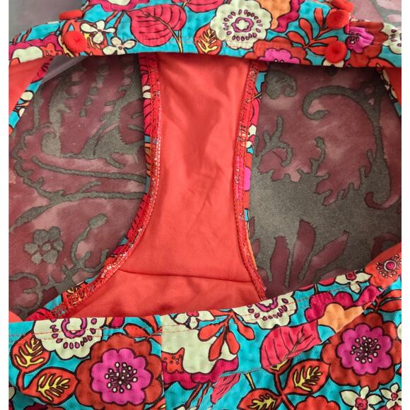 Robin Piconne BIBI Triangle Bikini Top & Bottoms, Iceberg Multi Top LG Bottoms M - Picture 9 of 10